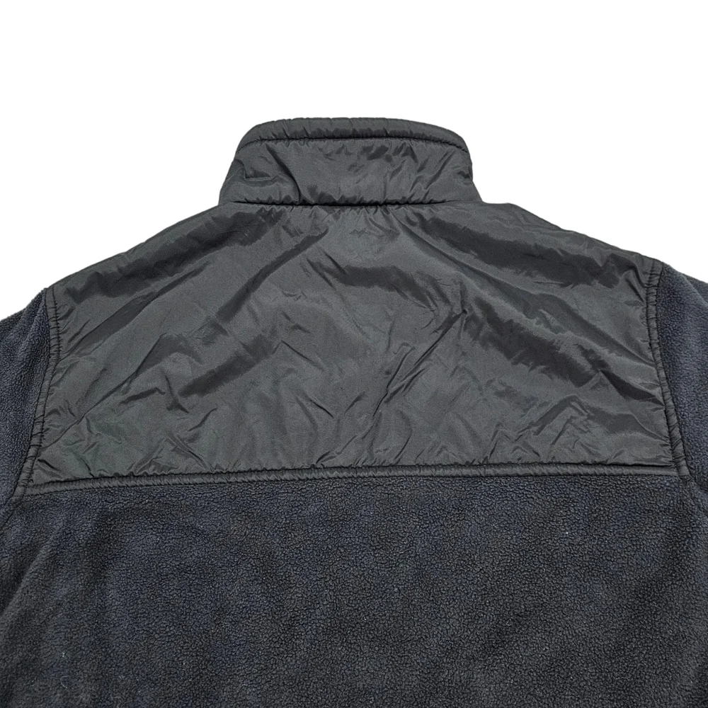 Columbia Fleece Jacket Men's Size Medium Full Zip Black Mount Grant Tech